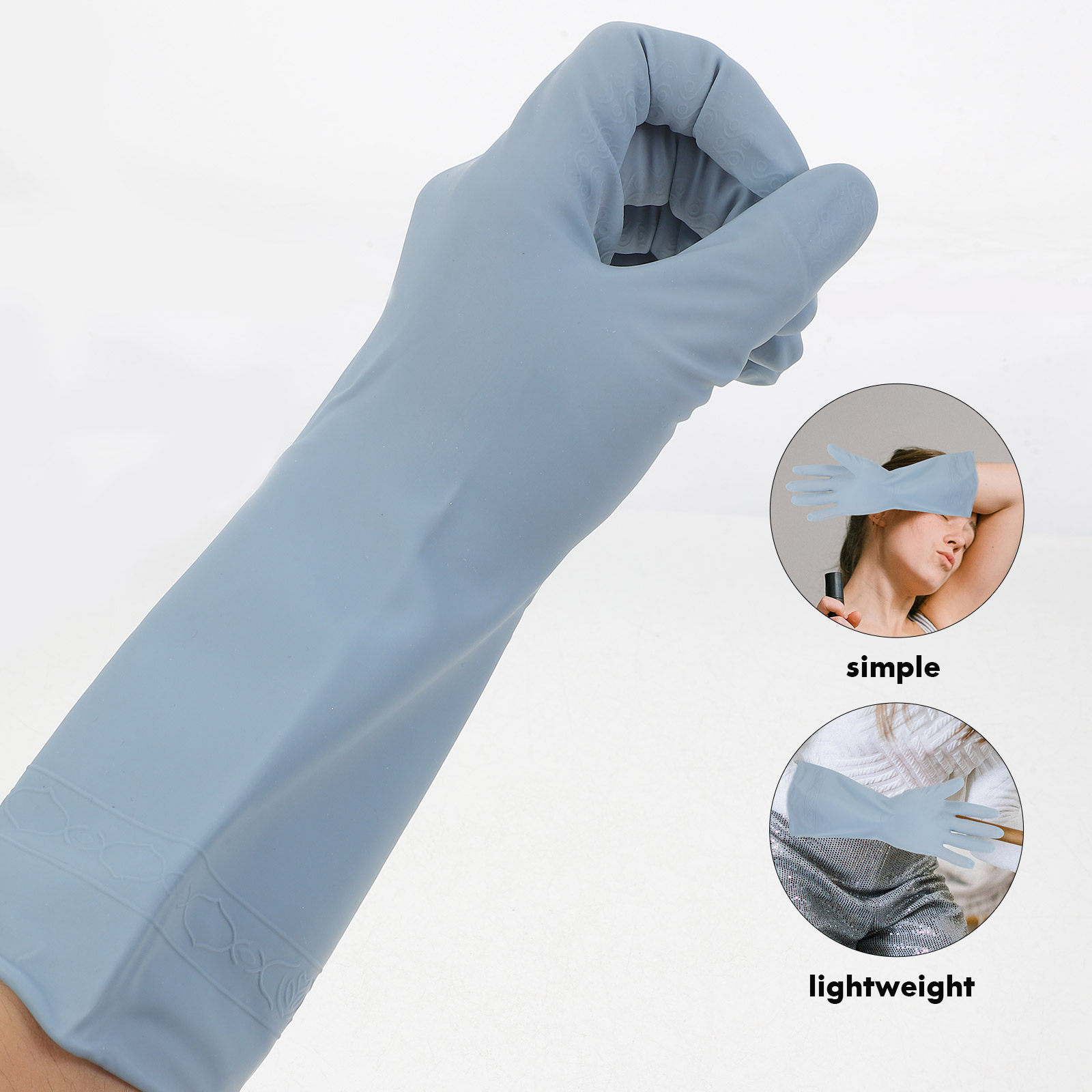 3Pairs Waterproof Rubber Kitch - Dish Glove Rubber review and price