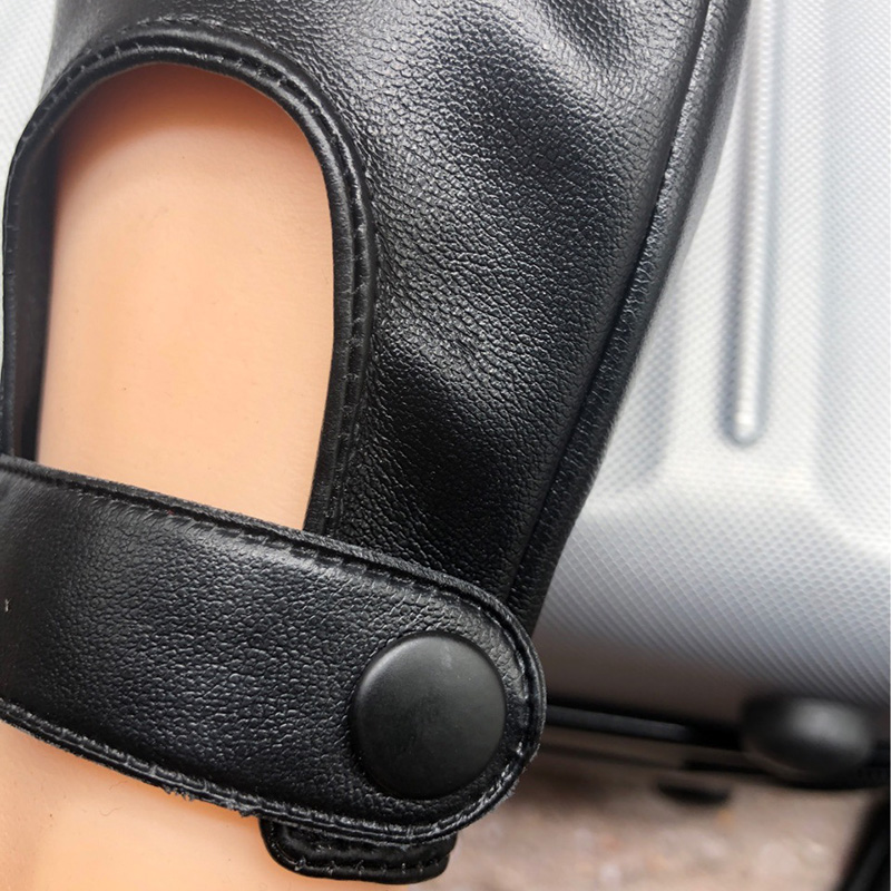 Women Punk Nightclub Hip Hop S - Leather Driving Glove review and price